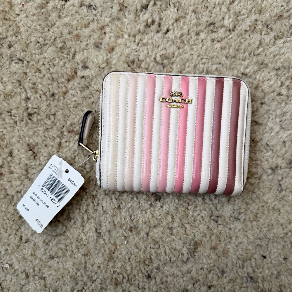 NWT | Coach | Quilted Pink Ombré | Wallet